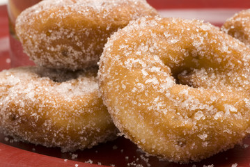 Spanish cuisine. Sweet fritters.