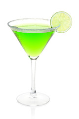 Mint alcohol cocktail