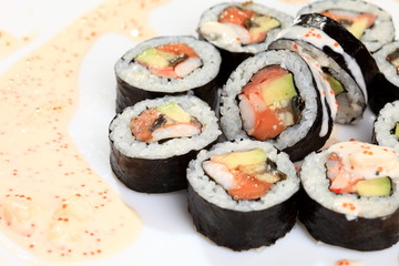 traditional japanese sushi