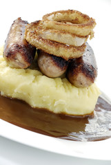 Bangers and mash