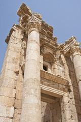 ruinas romanas en la ciudad de Jerash (Jordania)