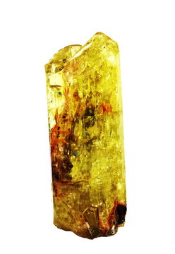 Gem fluorapatite crystals, important in dentistry