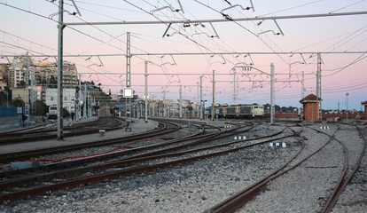 Fototapeta na wymiar Railway sidings