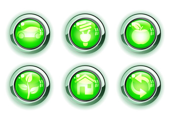 green ecologe icons