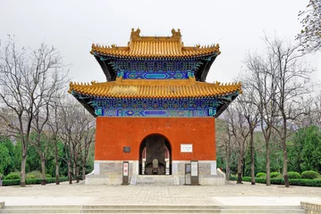 Fototapeten China, Beijing the Ming Tomb Shisanling. © claudiozacc