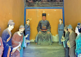 Fototapeten Beijing, Dongyue temple. Zhengyi taoist deities © claudiozacc