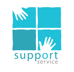 Hand Support Logo