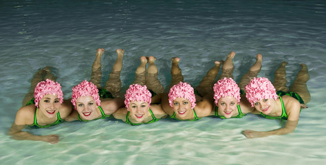 Synchronized swimmers