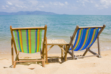 Beach on a sunny day. Thailand.