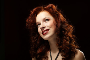 Fototapeta premium Portrait of a young beautiful woman.