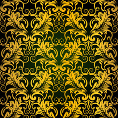 Gold seamless wallpaper