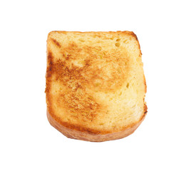 Toast isolated on white background