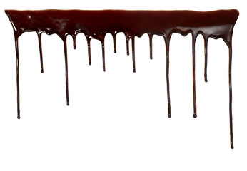 chocolate syrup leaking liquid sweet food