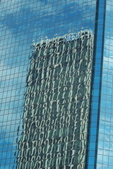 Reflection in high rise building