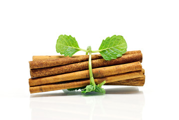Cinnamon and mint
