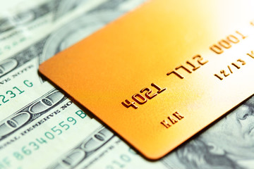 Gold credit card