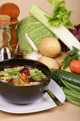 Minestrone soup