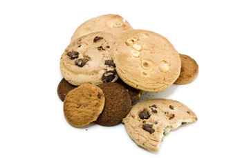 Cookie on isolated white Background