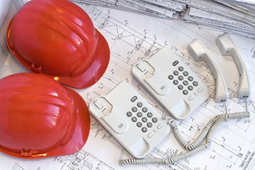 Construction and office objects