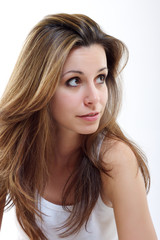 Fototapeta premium brunette woman portrait