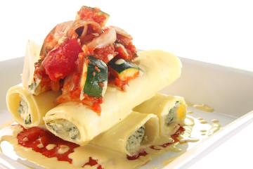 Cannelloni primavera