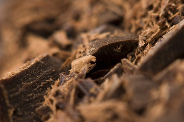 Chopped chocolate