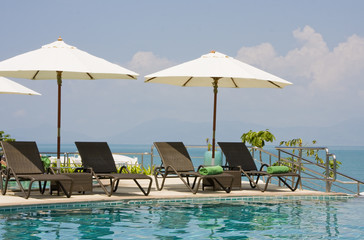 Beach on a sunny day. Thailand.