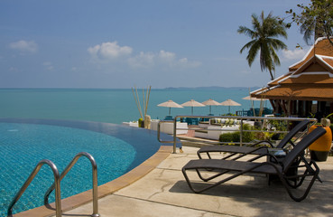 Beach on a sunny day. Thailand.