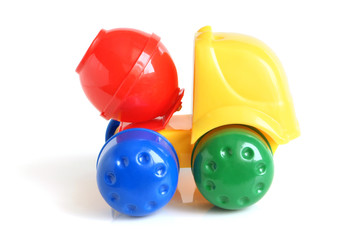 Concrete mixer toy
