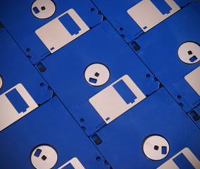 Blue Disk Background