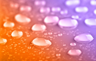 background of water drops