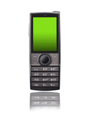 isolated mobile phone