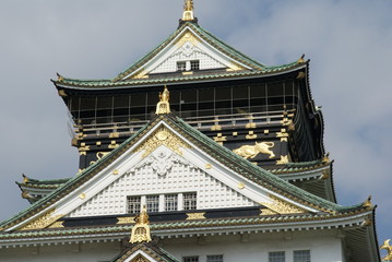 Naklejka premium 大阪城