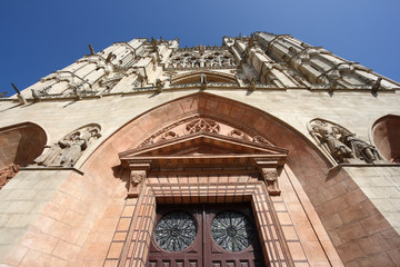 Burgos cathedral exterior, Spain
