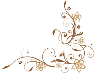 Blumen, Blüten, Ranke, floral, filigran