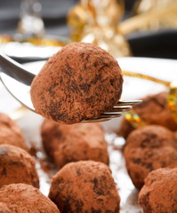 chocolate truffles.