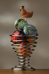 Uova di quaglia decorate