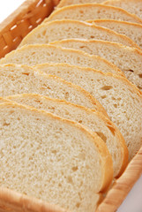Slices of bread in a basket