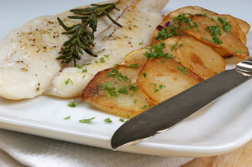 grilled vietnamese river cobbler on a plate