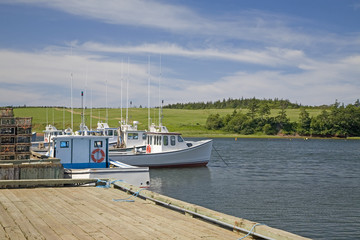 Fototapeta premium Lobster Boats