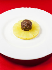 Pineapple and candy