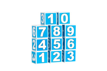 blocks with numbers