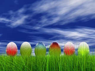 High resolution conceptual 3D human jumping happy in grass