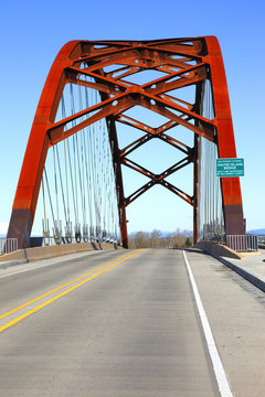 Sauvie Island Bridge Oregon.