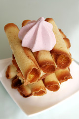 Biscuits et meringue