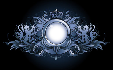 heraldic frame