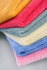 Terry towels folded