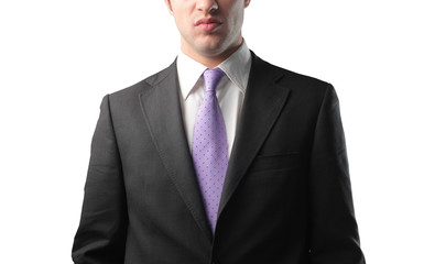 Lilac tie