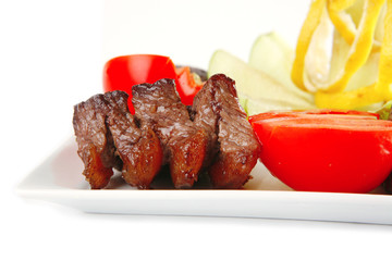 meat and vegetables