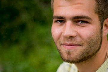 Obraz premium Man Smiling